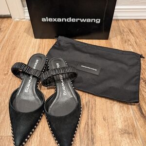 Alexander Wang low heel/flat mules
